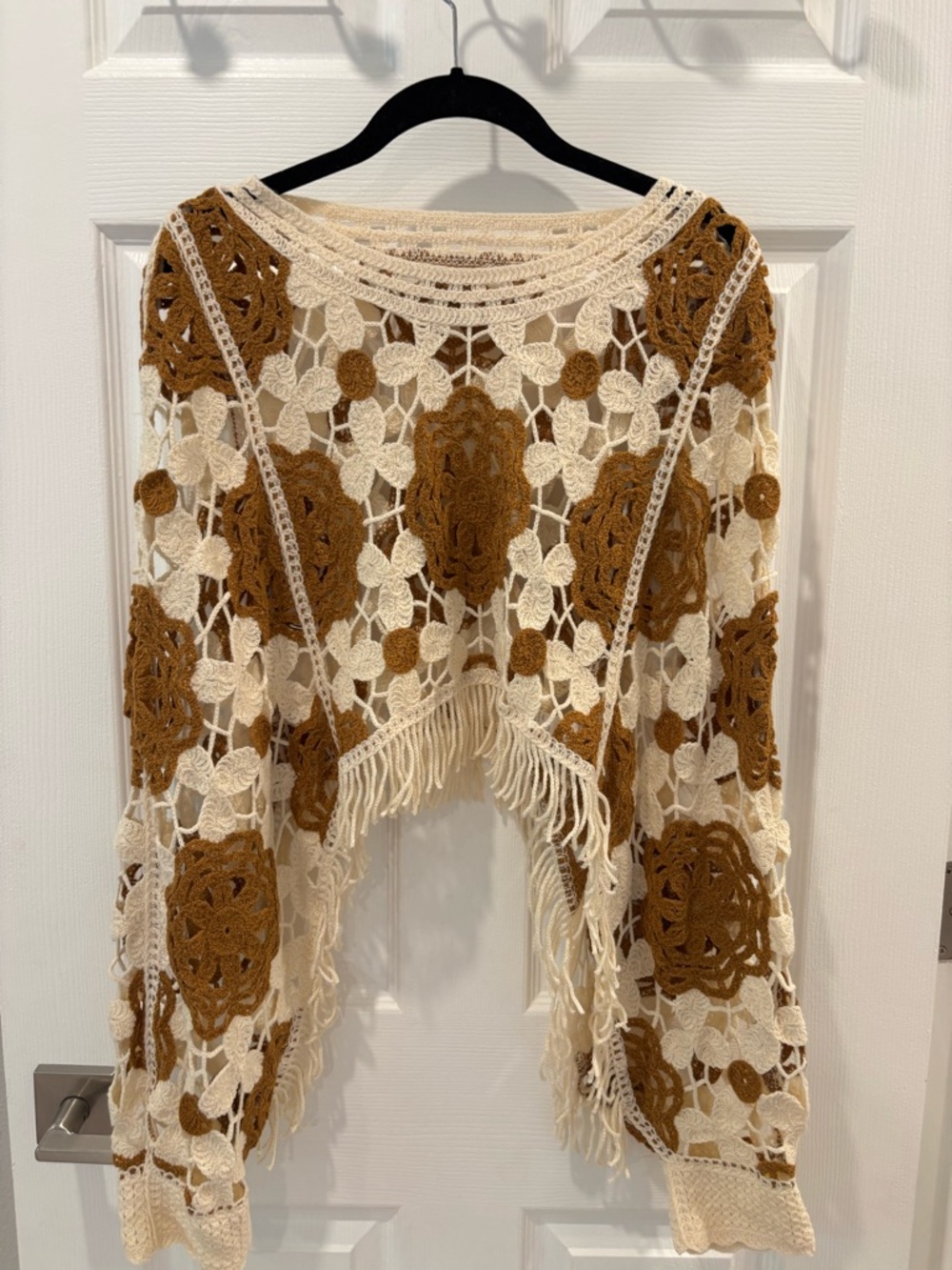 Crochet Fringe Sweater - Picture 11 of 14